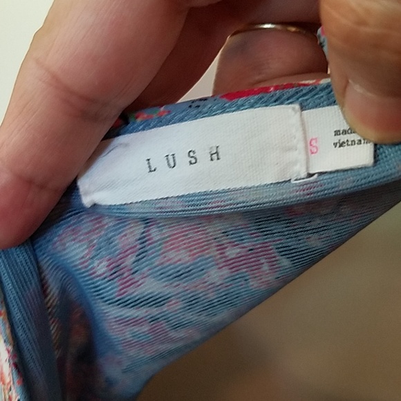 Lush, multicolored spaghetti strap dress, S - Picture 6 of 6